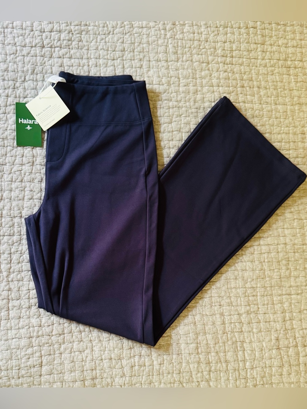 NWT Halara Flair Pants Navy - Picture 2 of 4